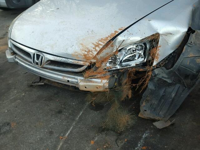 1HGCM56876A176818 - 2006 HONDA ACCORD EX SILVER photo 9