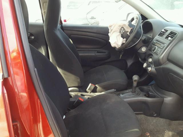 3N1CN7AP3EL859860 - 2014 NISSAN VERSA RED photo 5