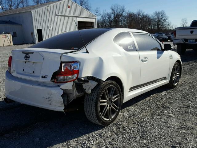 JTKJF5C72C3042920 - 2012 SCION TC WHITE photo 4