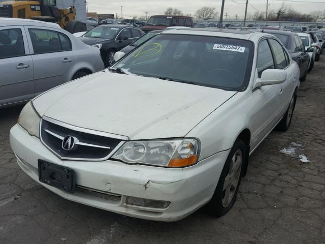 19UUA56893A039937 - 2003 ACURA 3.2TL TYPE WHITE photo 2