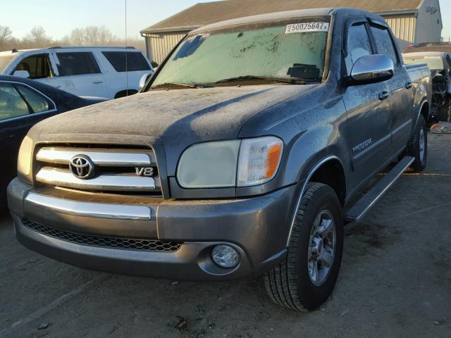 5TBET34146S503174 - 2006 TOYOTA TUNDRA DOU GRAY photo 2