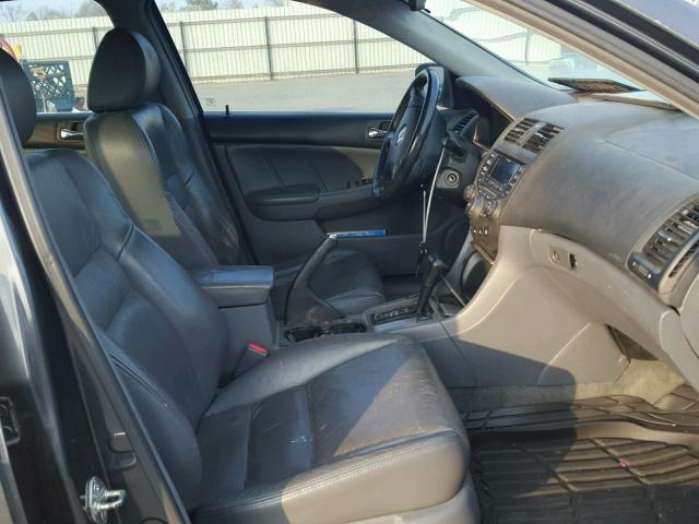 1HGCM665X5A027751 - 2005 HONDA ACCORD EX GRAY photo 5