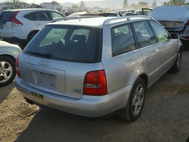 WAUKH68D01A151392 - 2001 AUDI A4 2.8 AVA SILVER photo 4