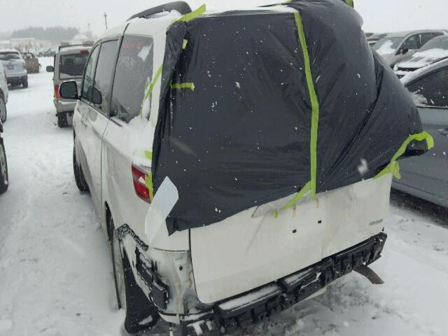 5TDYZ3DCXHS843937 - 2017 TOYOTA SIENNA XLE WHITE photo 3