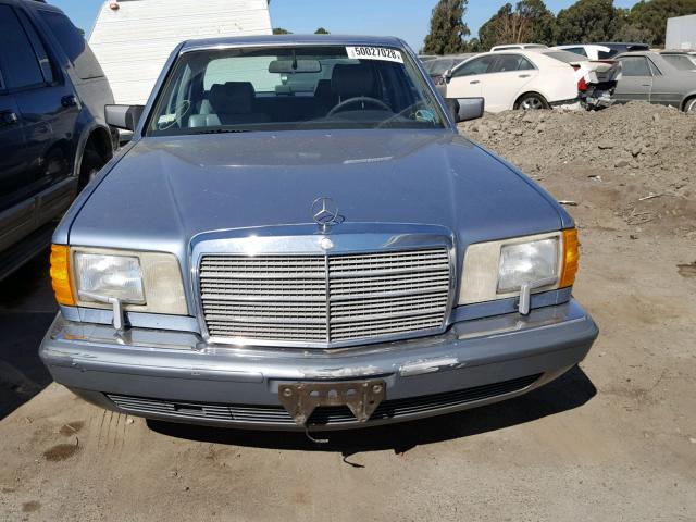 WDBCA35D9GA266711 - 1986 MERCEDES-BENZ 420 SEL BLUE photo 9