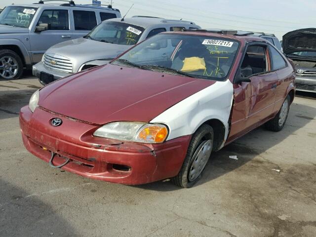 JT2CC52H9V0036600 - 1997 TOYOTA PASEO RED photo 2