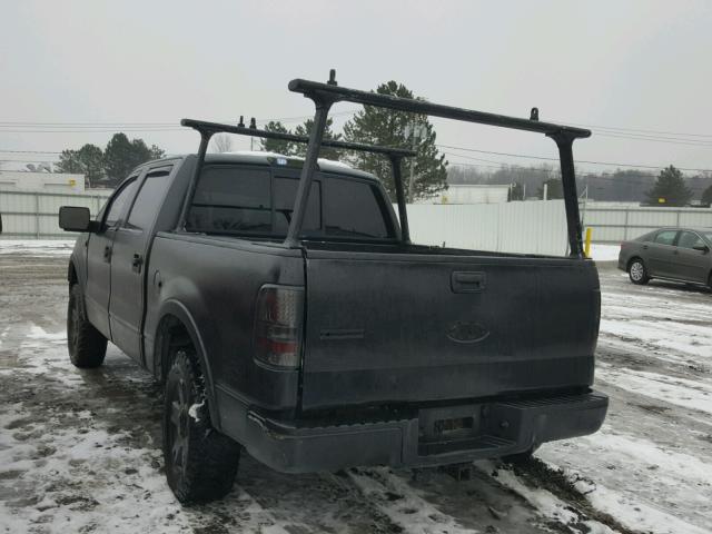 1FTPW14595FB00031 - 2005 FORD F150 SUPER BLACK photo 3