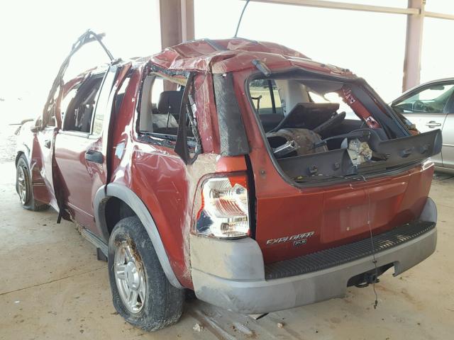 1FMZU62E02ZA42198 - 2002 FORD EXPLORER X RED photo 3