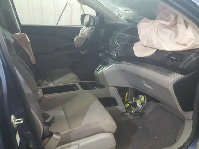 5J6RM4H55CL070464 - 2012 HONDA CR-V EX BLUE photo 5