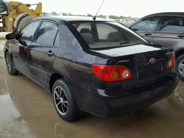 1NXBR32E74Z243209 - 2004 TOYOTA COROLLA CE BLACK photo 3