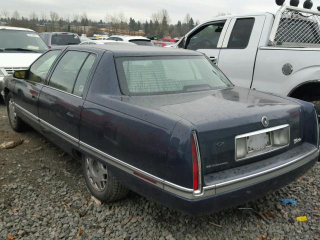 1G6KF52Y9SU221120 - 1995 CADILLAC DEVILLE CO BLUE photo 3