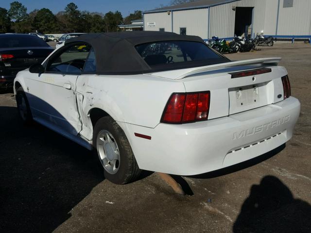 1FAFP4447YF125313 - 2000 FORD MUSTANG WHITE photo 3