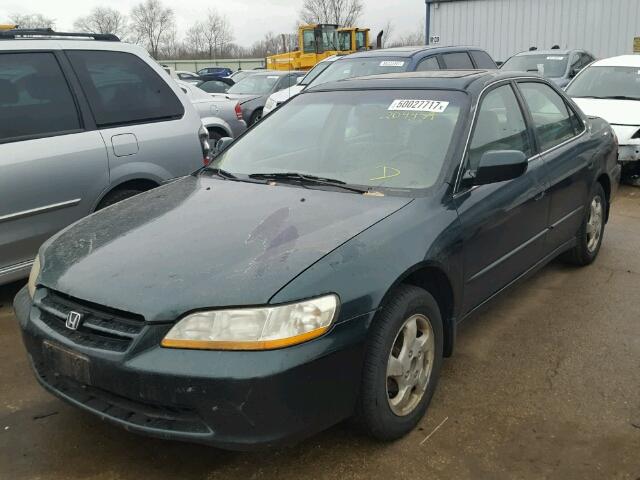 1HGCG5556XA087399 - 1999 HONDA ACCORD EX GREEN photo 2