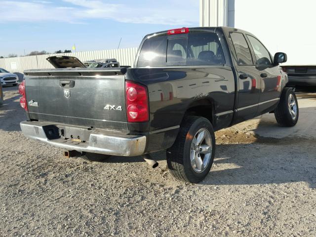 1D7HU18208S547553 - 2008 DODGE RAM 1500 S BLACK photo 4