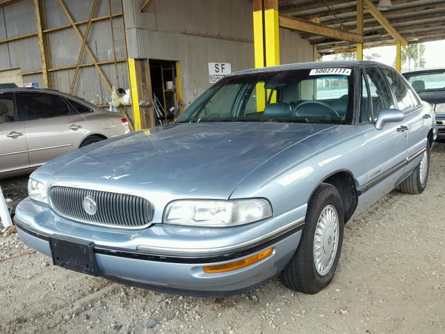 1G4HP52KXVH461303 - 1997 BUICK LESABRE CU BLUE photo 2