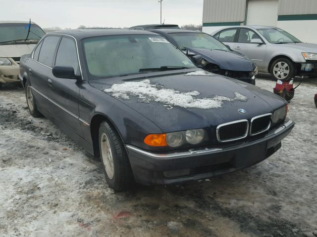 WBAGH8341YDP09672 - 2000 BMW 740 IL BLUE photo 1