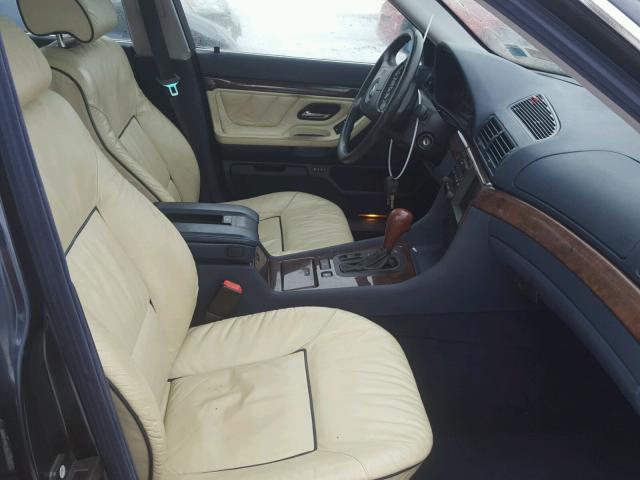 WBAGH8341YDP09672 - 2000 BMW 740 IL أزرق صورة 5