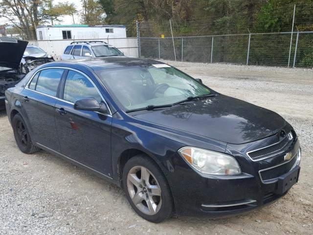 1G1ZH57B794226670 - 2009 CHEVROLET MALIBU 1LT BLACK photo 1