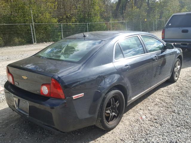 1G1ZH57B794226670 - 2009 CHEVROLET MALIBU 1LT BLACK photo 4