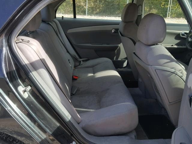 1G1ZH57B794226670 - 2009 CHEVROLET MALIBU 1LT BLACK photo 6