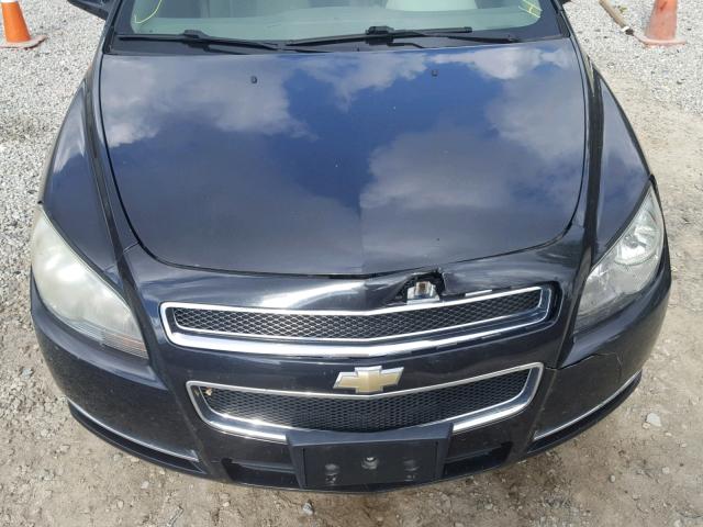 1G1ZH57B794226670 - 2009 CHEVROLET MALIBU 1LT BLACK photo 7