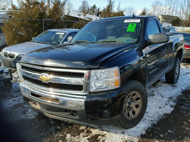 1GCEK14C49Z282324 - 2009 CHEVROLET SILVERADO BLACK photo 2