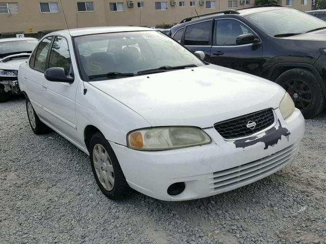 3N1CB51D4YL315472 - 2000 NISSAN SENTRA BAS WHITE photo 1