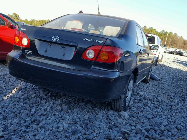 JTDBR32E730019593 - 2003 TOYOTA COROLLA CE BLACK photo 4