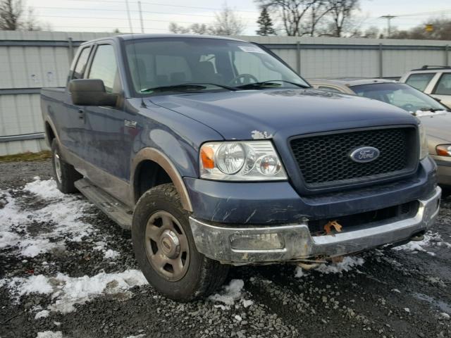 1FTPX14554NA87201 - 2004 FORD F150 BLUE photo 1