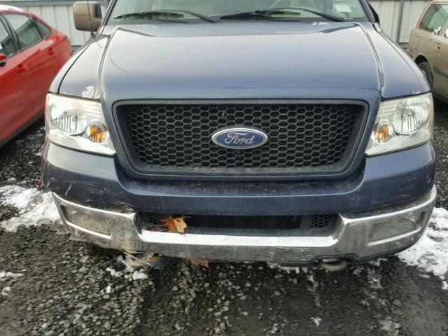 1FTPX14554NA87201 - 2004 FORD F150 BLUE photo 7