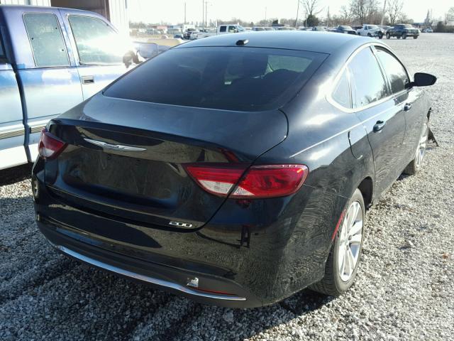 1C3CCCAB7FN503966 - 2015 CHRYSLER 200 LIMITE BLACK photo 4