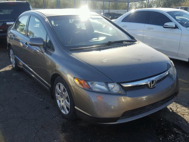 2HGFA16588H516373 - 2008 HONDA CIVIC LX GRAY photo 1