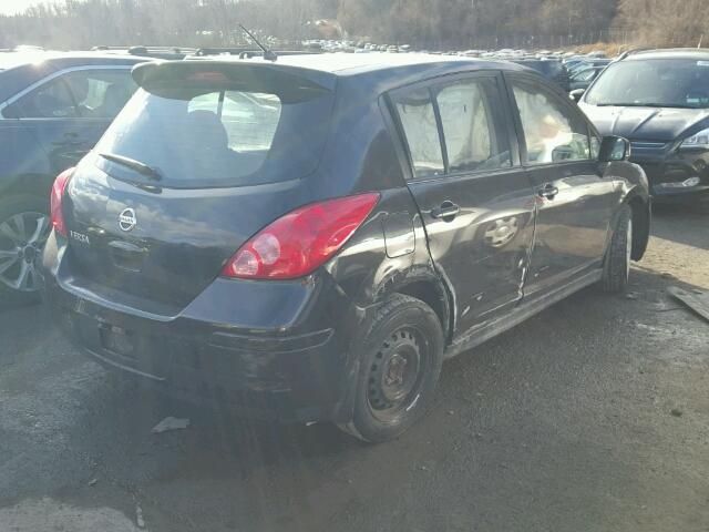 3N1BC1CP4BL368995 - 2011 NISSAN VERSA S BLACK photo 4