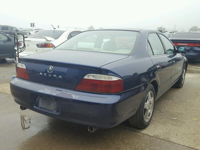 19UUA56652A025126 - 2002 ACURA 3.2TL BLUE photo 4