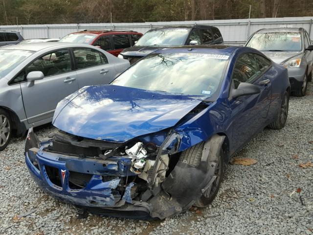 1G2ZH158264172606 - 2006 PONTIAC G6 GT BLUE photo 2