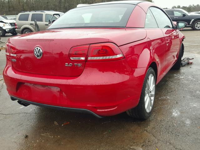 WVWBW8AH8EV004740 - 2014 VOLKSWAGEN EOS KOMFOR RED photo 4