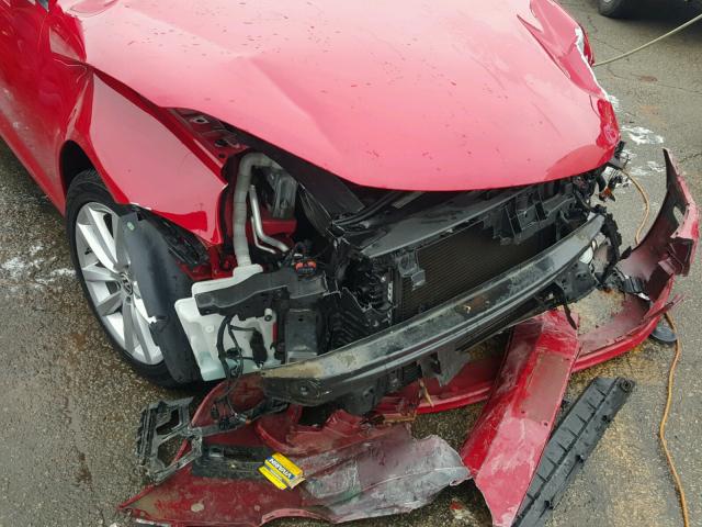 WVWBW8AH8EV004740 - 2014 VOLKSWAGEN EOS KOMFOR წითელი ფოტო 9