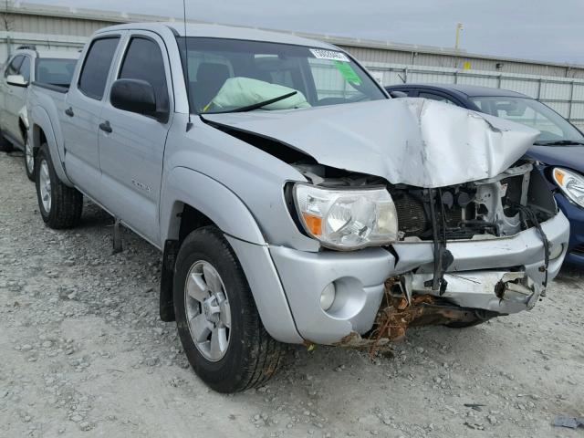 5TELU42N96Z224328 - 2006 TOYOTA TACOMA DOU SILVER photo 1