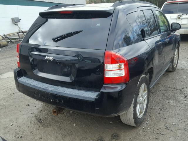 1J8FT47W97D124041 - 2007 JEEP COMPASS BLACK photo 4