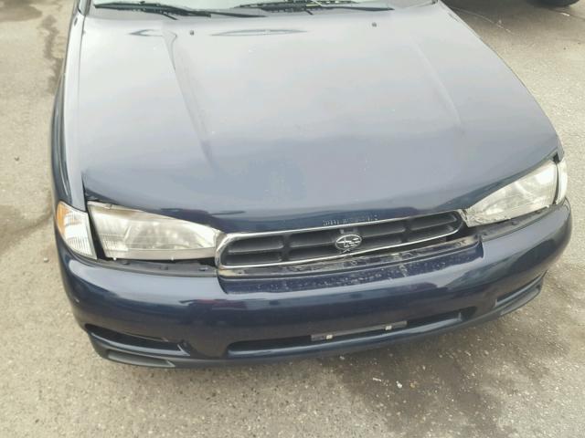 4S3BK4351X7305722 - 1999 SUBARU LEGACY L BLUE photo 7