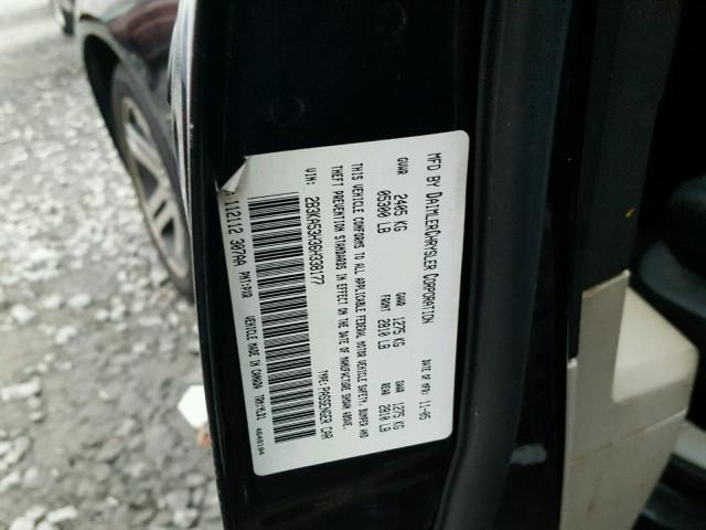 2B3KA53H36H338177 - 2006 DODGE CHARGER R/ BLACK photo 10