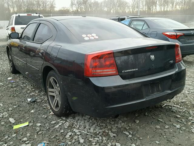 2B3KA53H36H338177 - 2006 DODGE CHARGER R/ BLACK photo 3