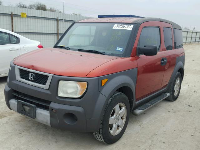 5J6YH28503L027896 - 2003 HONDA ELEMENT EX ORANGE photo 2