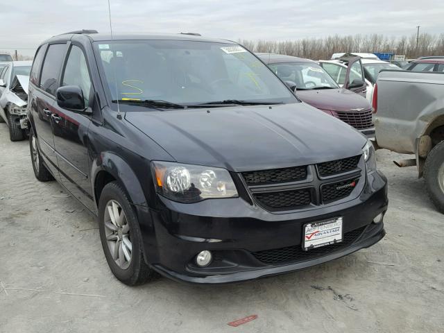 2C4RDGEG7ER392580 - 2014 DODGE GRAND CARA BLACK photo 1