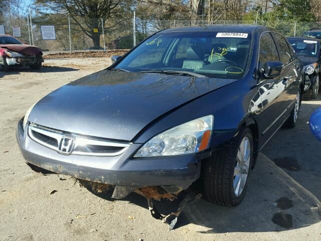 1HGCM66567A090574 - 2007 HONDA ACCORD EX GRAY photo 2