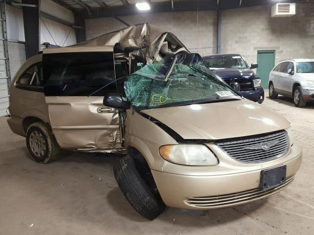 2C8GP44301R423804 - 2001 CHRYSLER TOWN & COU GOLD photo 1