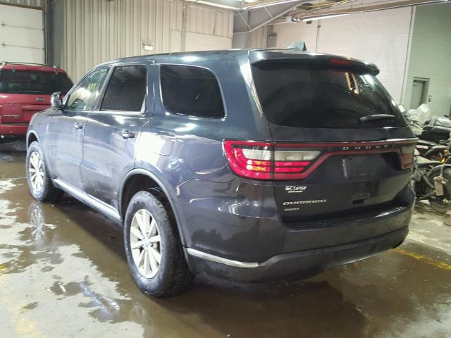 1C4RDJAG2EC550724 - 2014 DODGE DURANGO SX GRAY photo 3