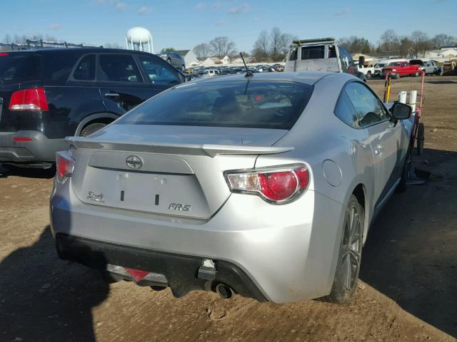 JF1ZNAA14E8700270 - 2014 TOYOTA SCION FR-S SILVER photo 4