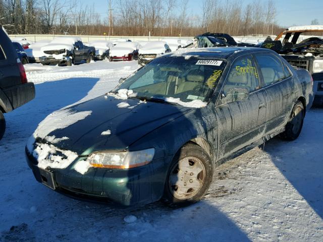 1HGCG16512A068288 - 2002 HONDA ACCORD EX GREEN photo 2