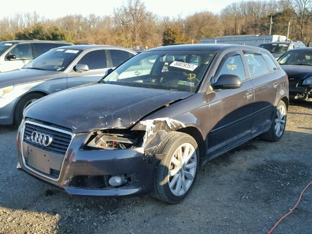 WAUKF78P49A106764 - 2009 AUDI A3 2.0T QU GRAY photo 2